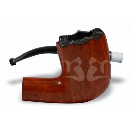 Cachimbo Bertoldi Maestro Briar Curvo Âmbar Peça Única